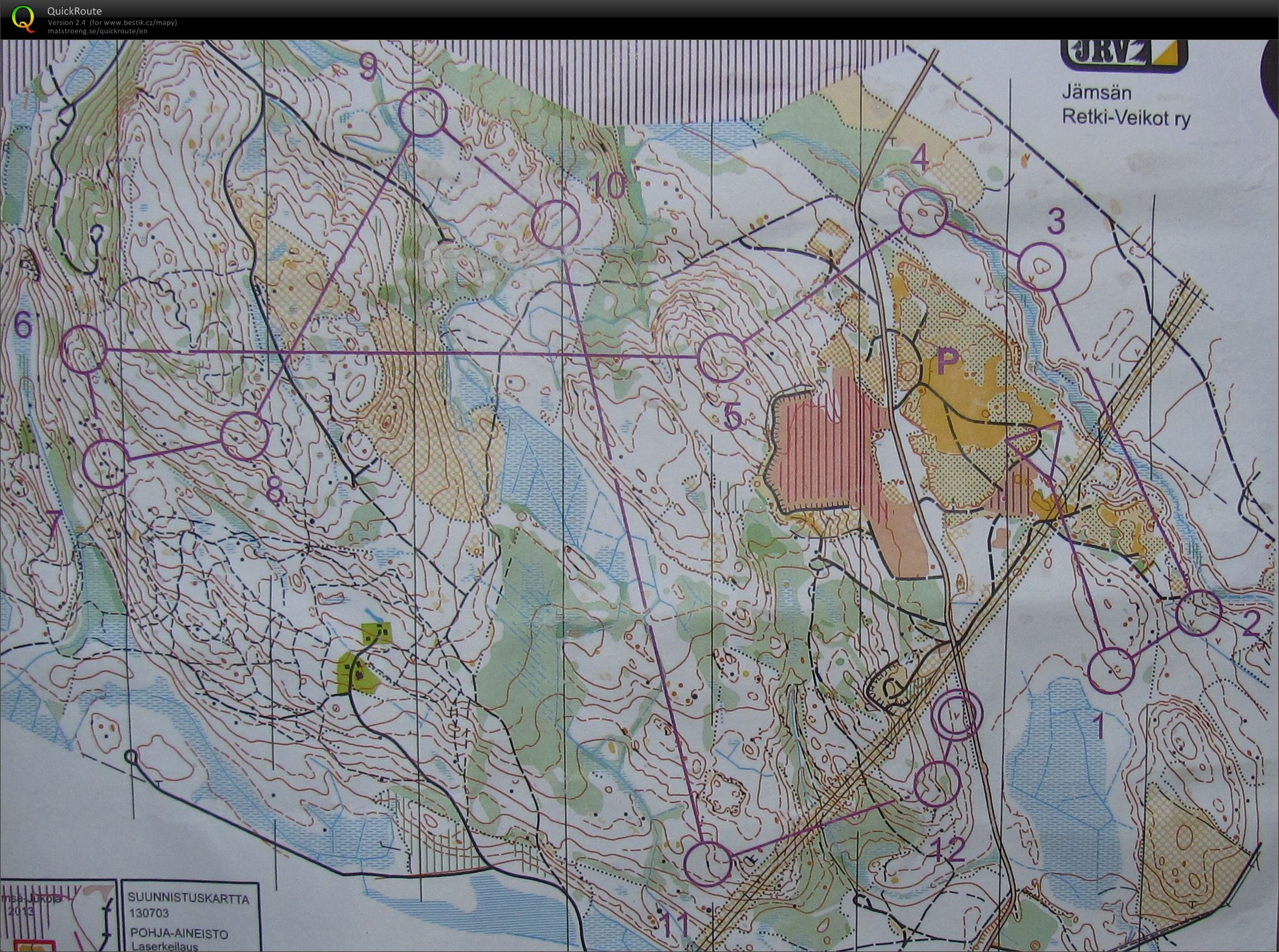 Jukola training (14.06.2013)